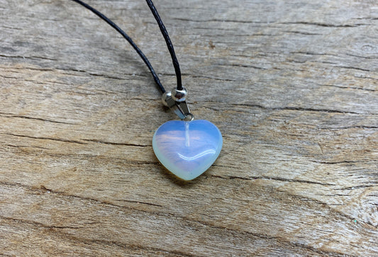 Opalite Heart Necklace NCK-1192