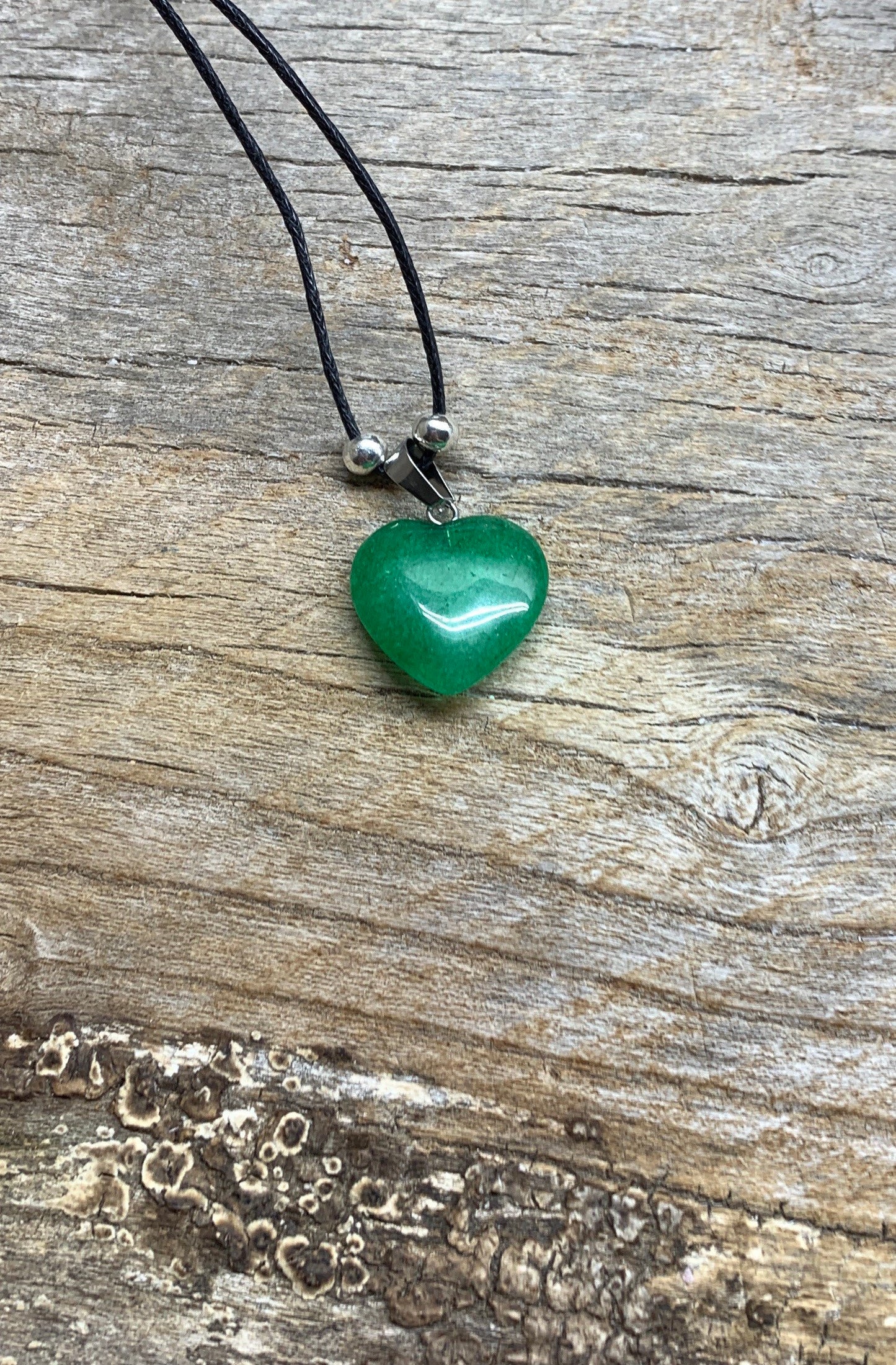 Green Quartz Heart Necklace NCK-1198