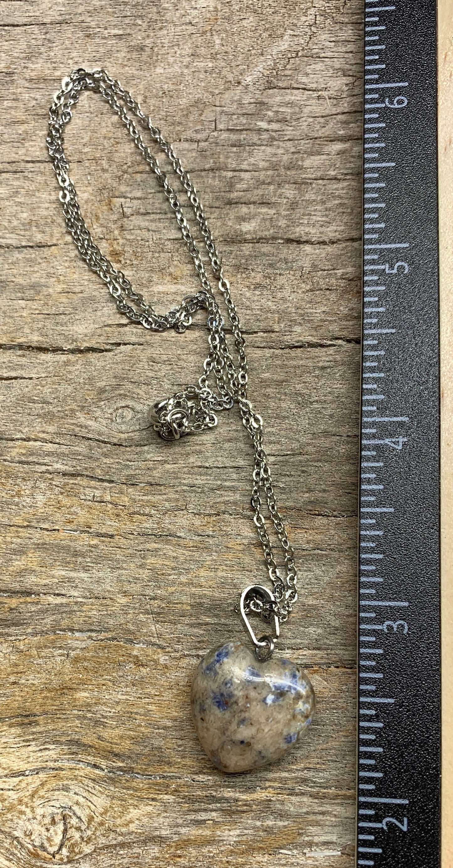 Sodalite Heart Necklace NCK-1179