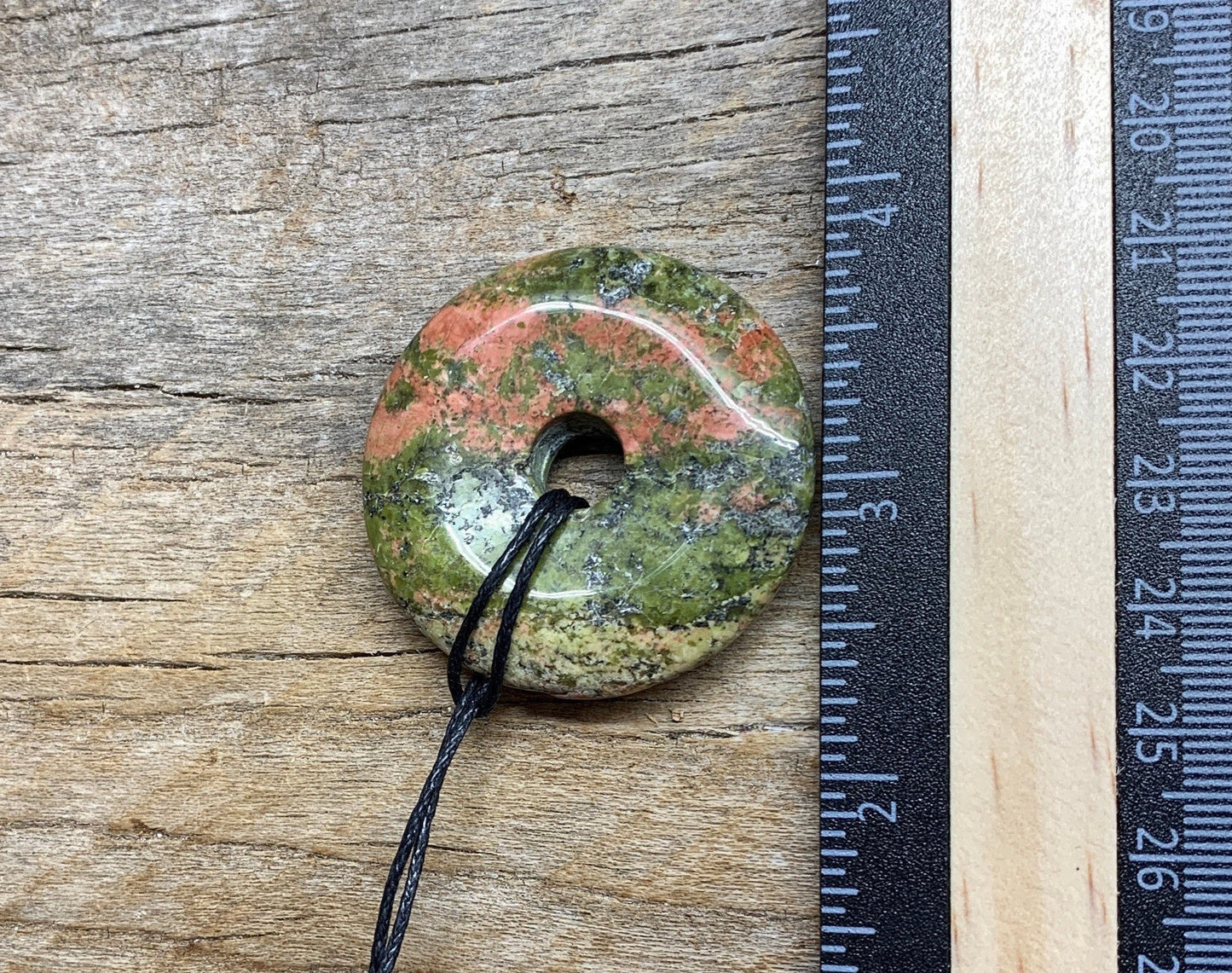 Unakite PI Stone Necklace HOT-0585 40mm