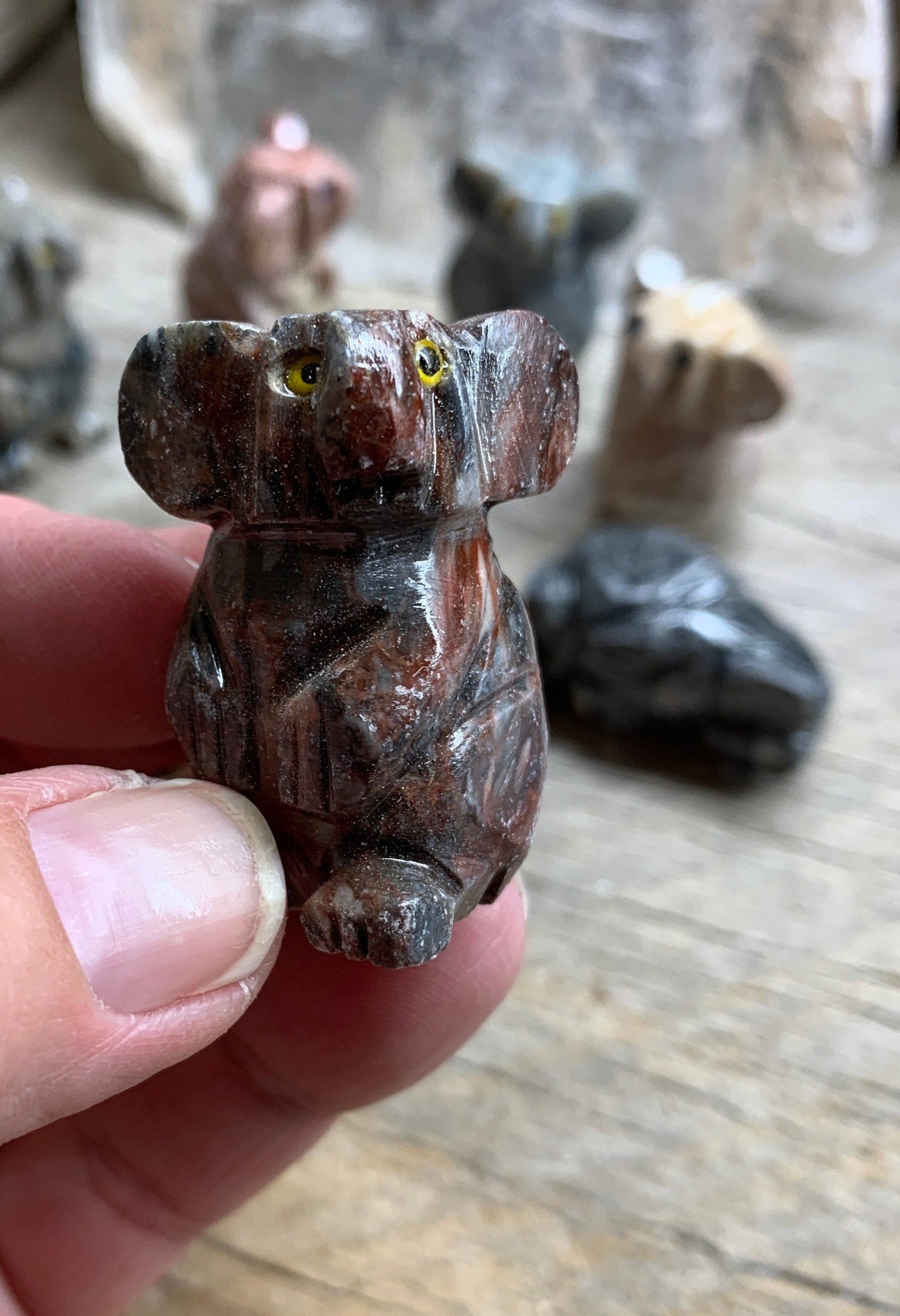 Koala Carved Soapstone 0785
