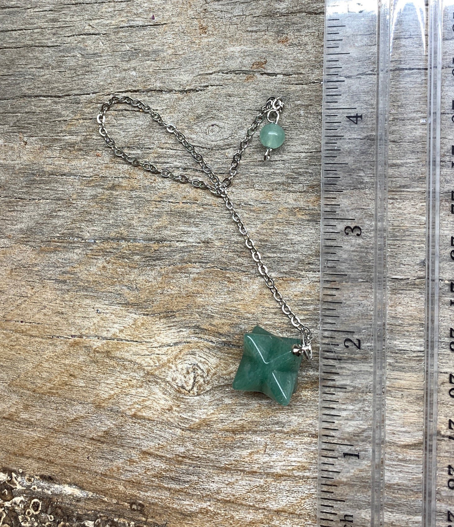 Green Aventurine Merkaba Pendulum PND-0034