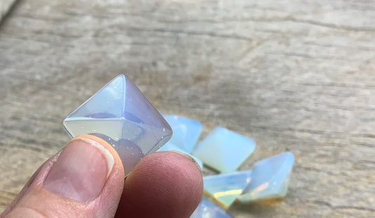 Opalite Pyramid (Approx. 3/4” x 3/4" x 5/8") 0274