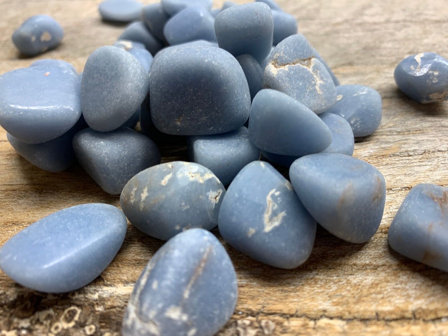 Angelite Tumbled Stone (Approx. 3/4”- 1”) 0662