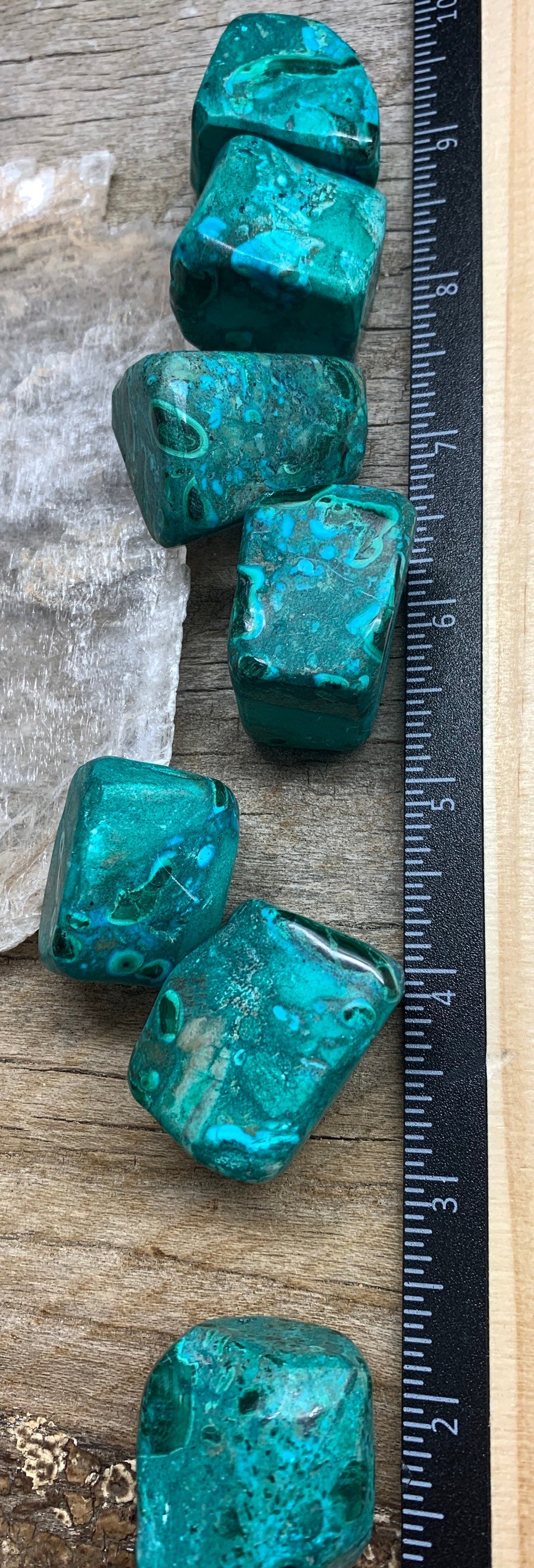 Chrysocolla Large Tumbled Stone 0622 (1”- 1 3/4”)