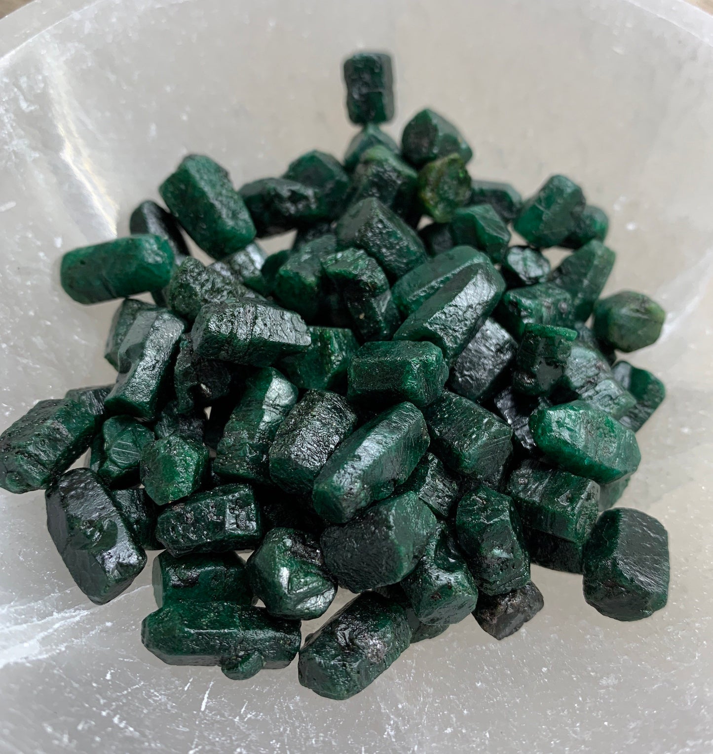 Green Sapphire (Color Enhanced) Very Small 0258 (3/8”- 1/2”)