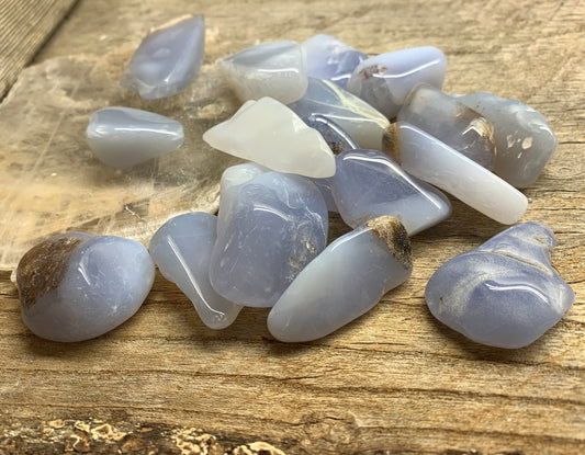 Blue Chalcedony Polished BIN-1471 (1 1/2”- 2”)