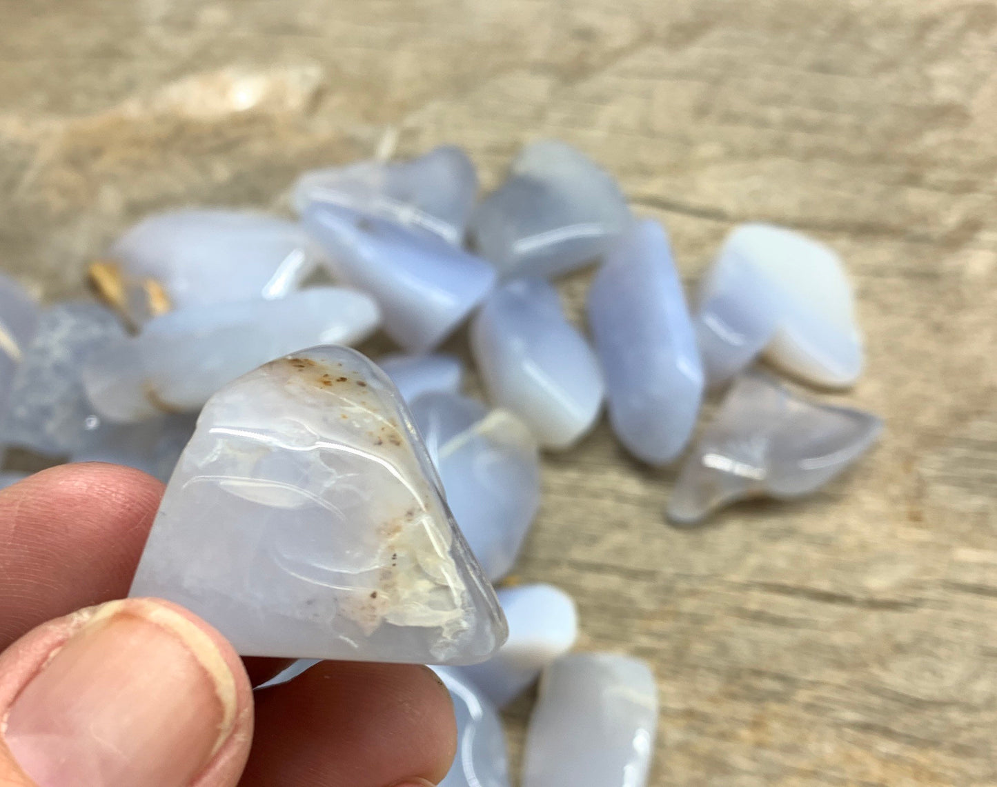 Blue Chalcedony Polished BIN-1362 (1" - 1 1/2”)