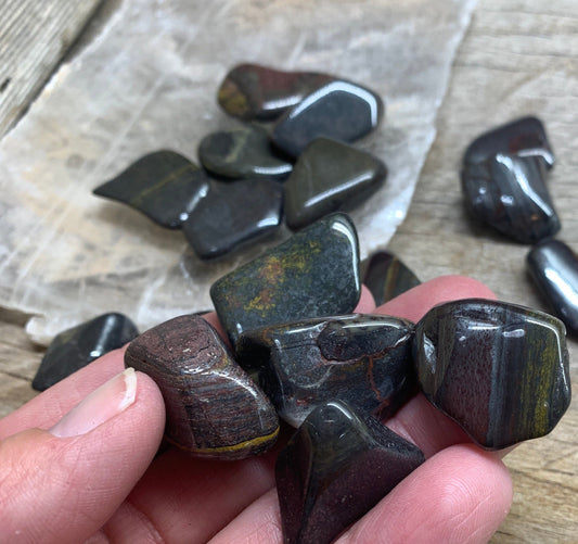 Tigers Iron Tumbled Stone 0614 (3/4”- 1”)