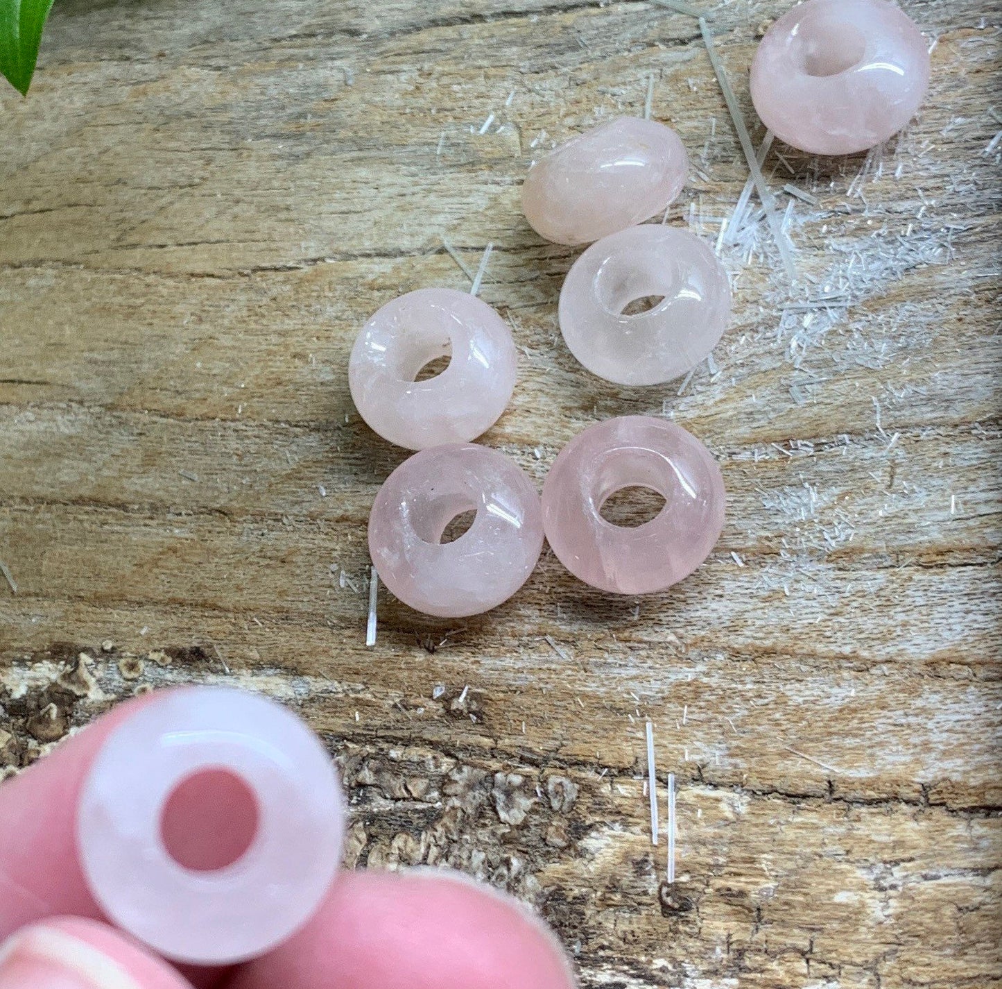 Rose Quartz Bead (Approx. 5/8") 0670-A