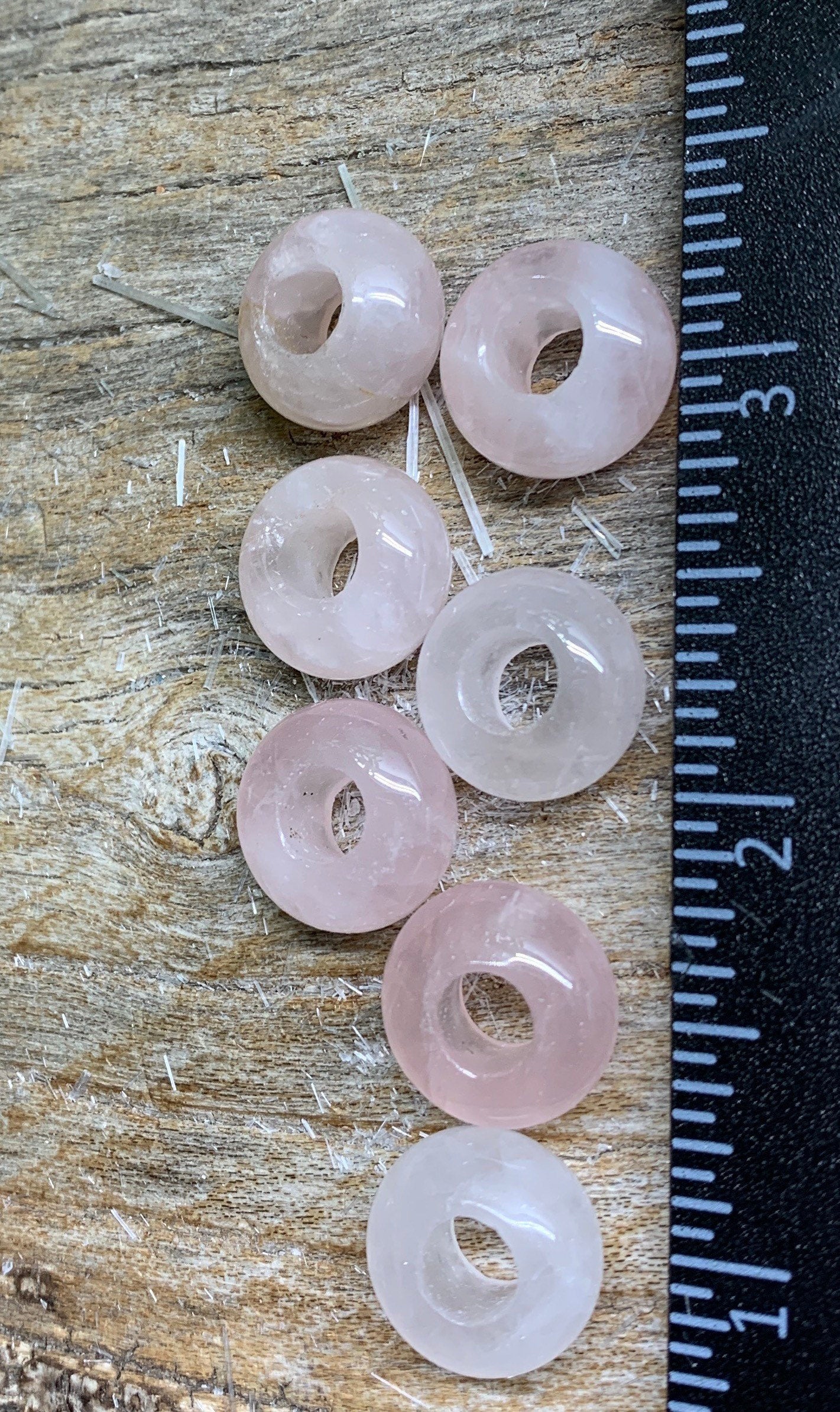 Rose Quartz Bead (Approx. 5/8") 0670-A
