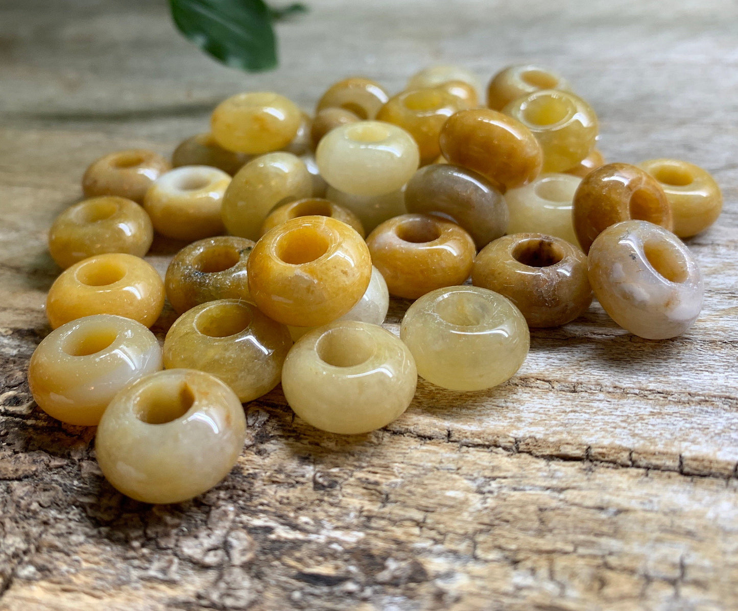 Yellow Quartz Bead (Approx. 5/8") 0263