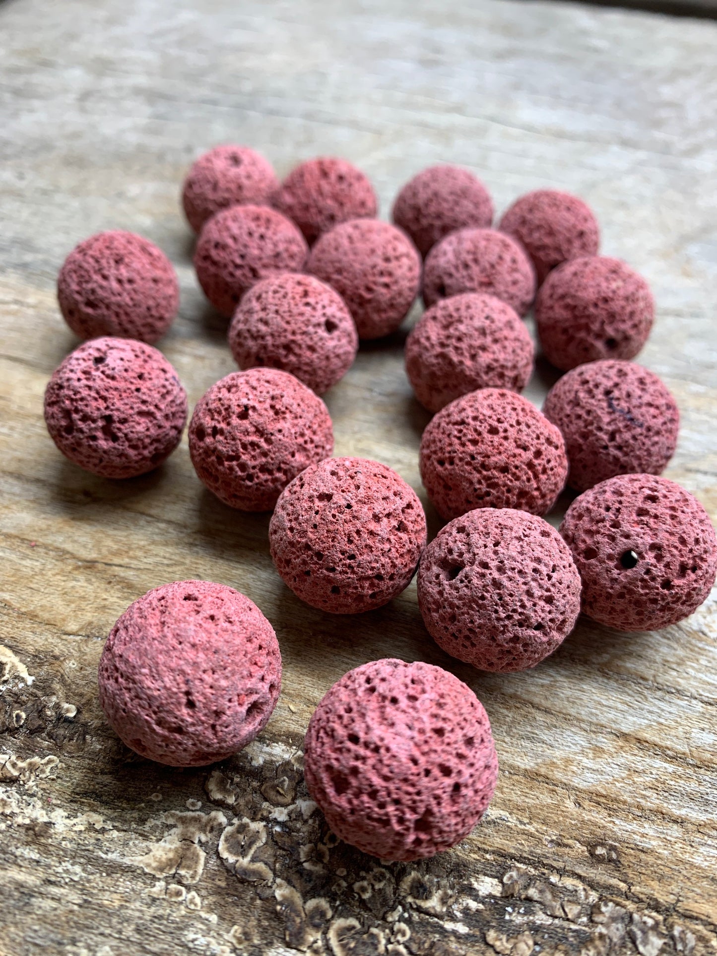 Pink Lava Bead Sphere (Approx 3/4”), 1 Pound Bag 1631