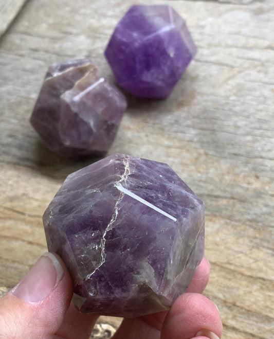 Amethyst Dodecahedron 0044 (Approx 45mm)