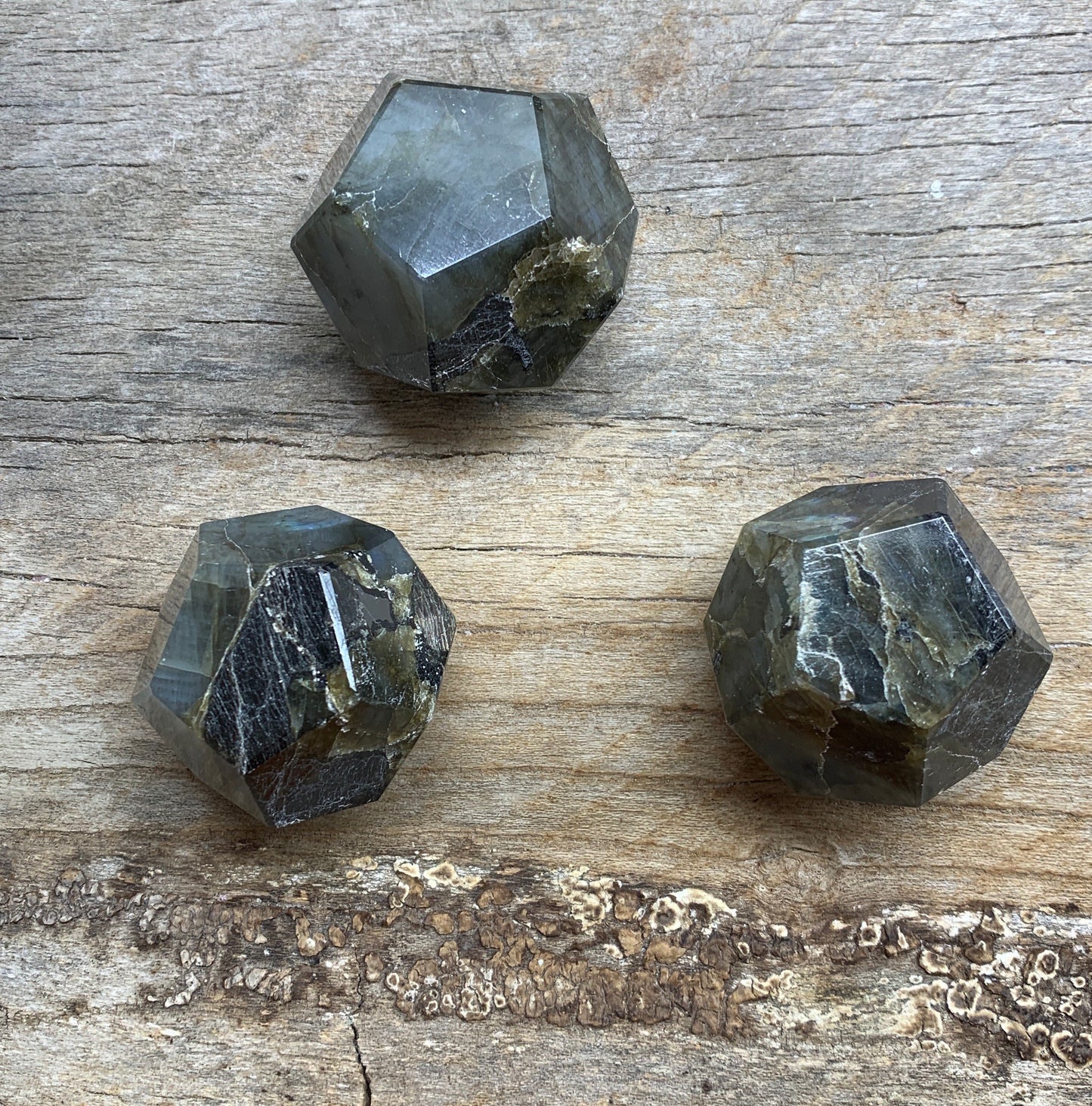 Labradorite Dodecahedron, Sacred Geometry, Creation Stone, Shape of the Universe 1499