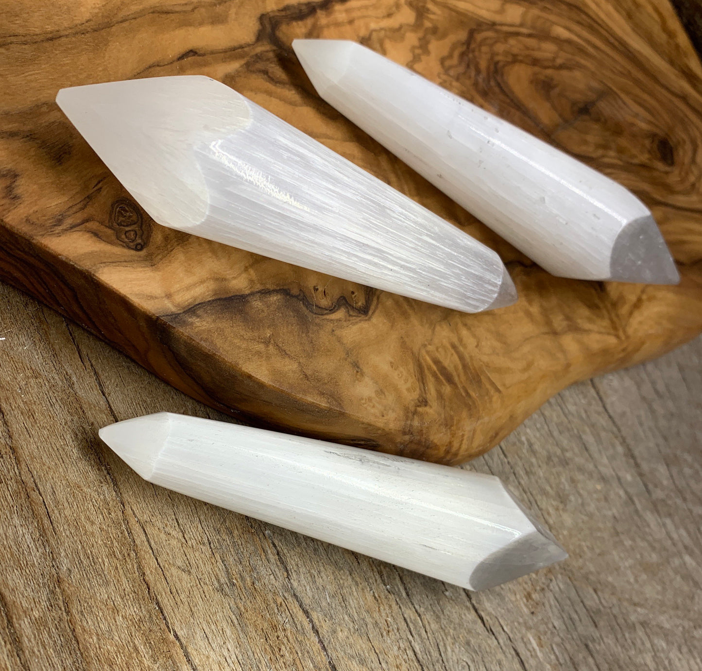 Selenite Wand 4” S-0006