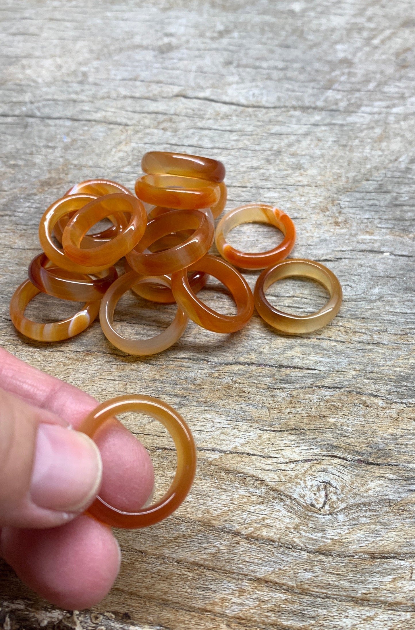 Carnelian Agate Ring Size 8 RNG-0005