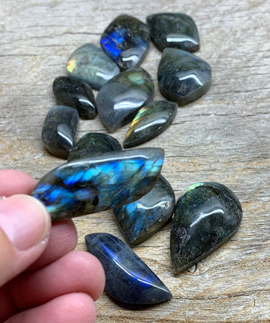 Spectralite Labradorite Cabochon 00925 Incredible Flash