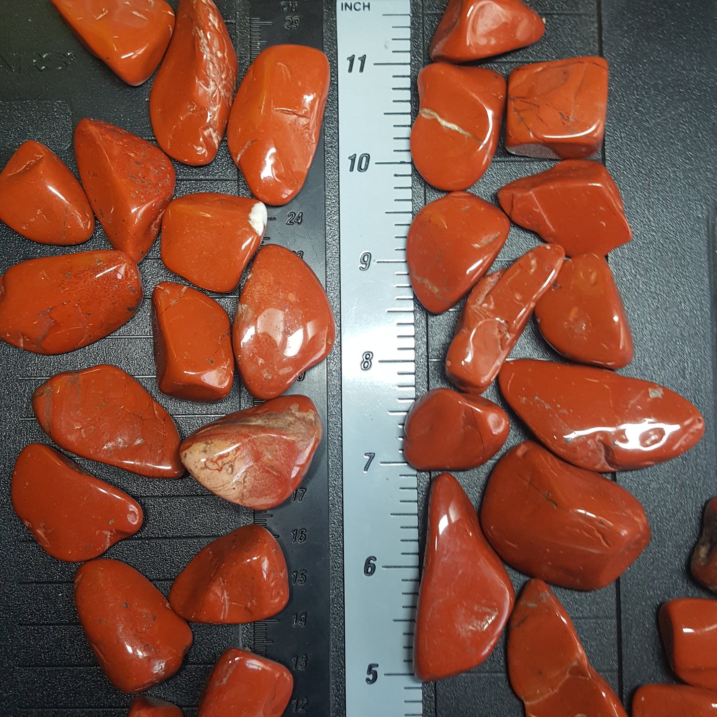Red Jasper, Polished Tumbled Stone (Approx 3/4" - 1 1/2"), for Wire Wrapping or Crystal Grid Supply 0631