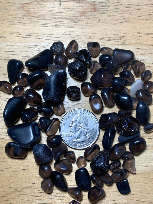 Apache Tear Stone (Approx. 5/8" - 3/4") Polished, Beautiful 0753