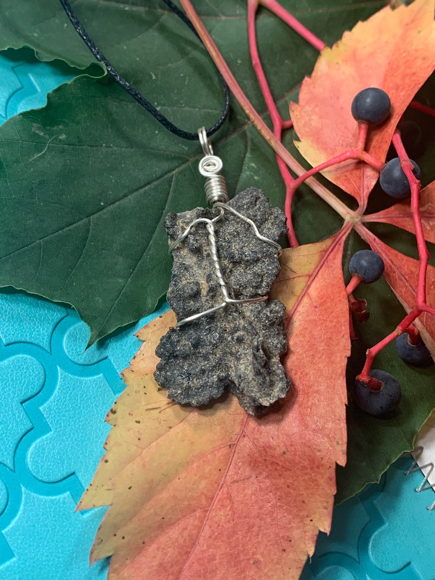 Fulgurite Necklace HOT ITEM, HOT-0022