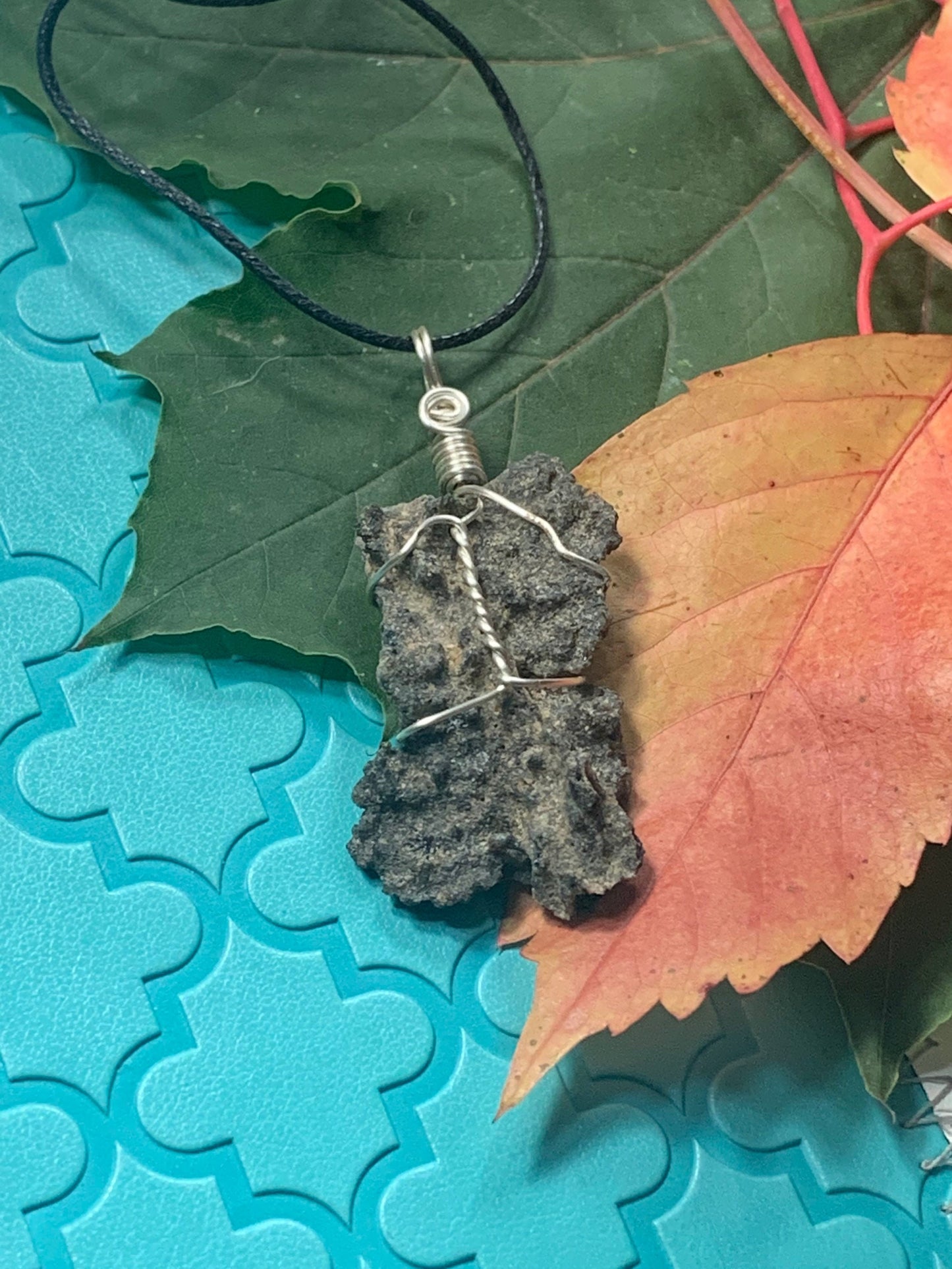 Fulgurite Necklace HOT ITEM, HOT-0022