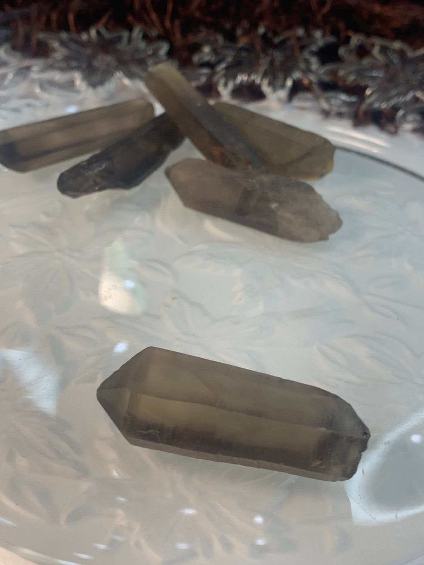 Smoky Quartz Crystal, Grounding, Manifesting, Natural Crystal  (Approx. 1 1/2” - 2 1/2") 0346