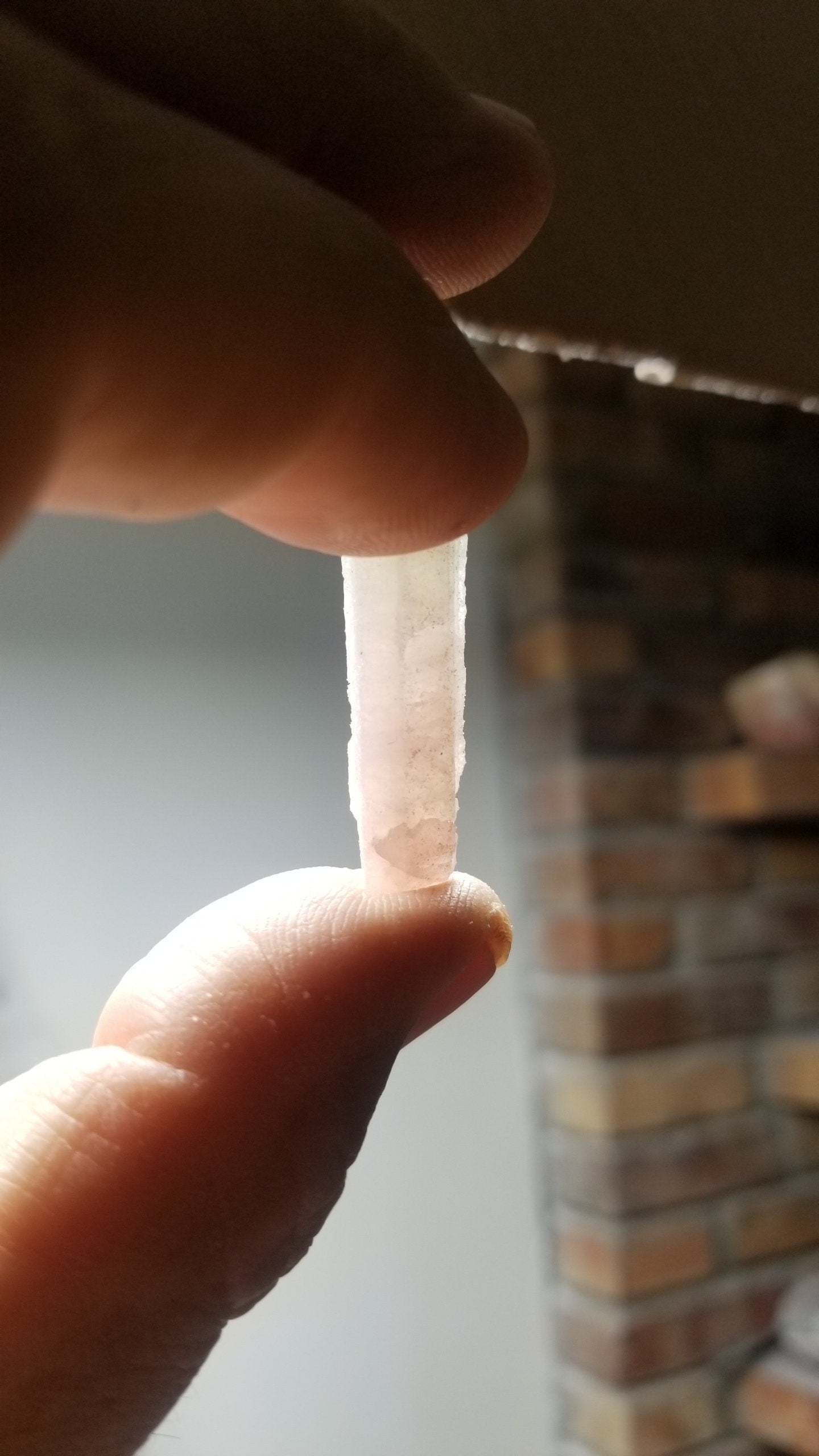 Pink White Green Tourmaline Raw Crystal (Approx. 3/4" - 1") 0159