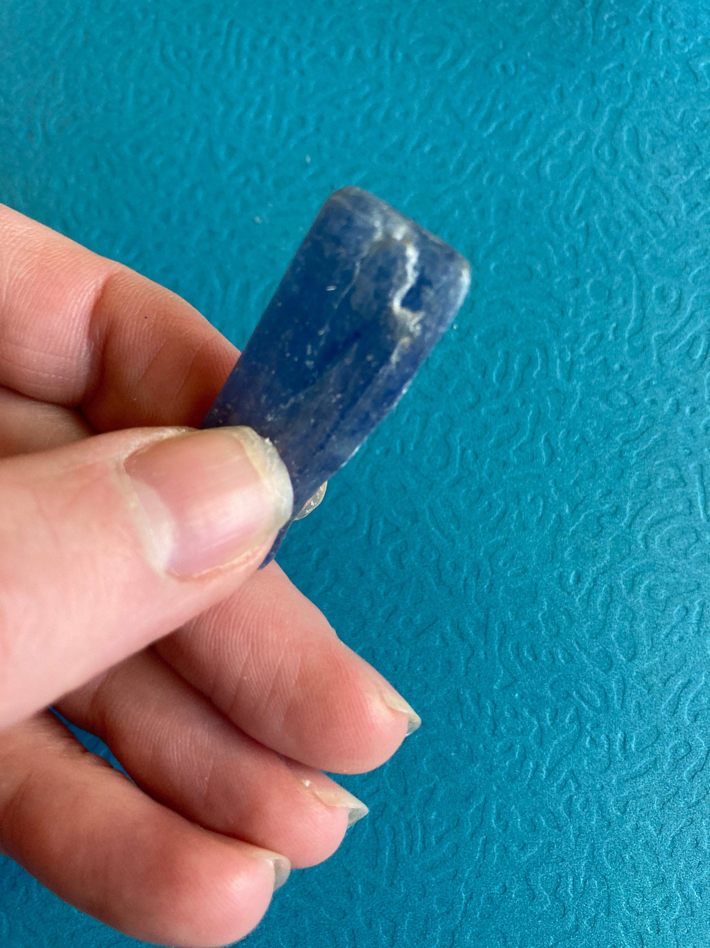 Blue Kyanite Blade One Crystal, Natural, Wire Wrapping, Crystal Grid Making. 1255 (Approx. 2" - 3")