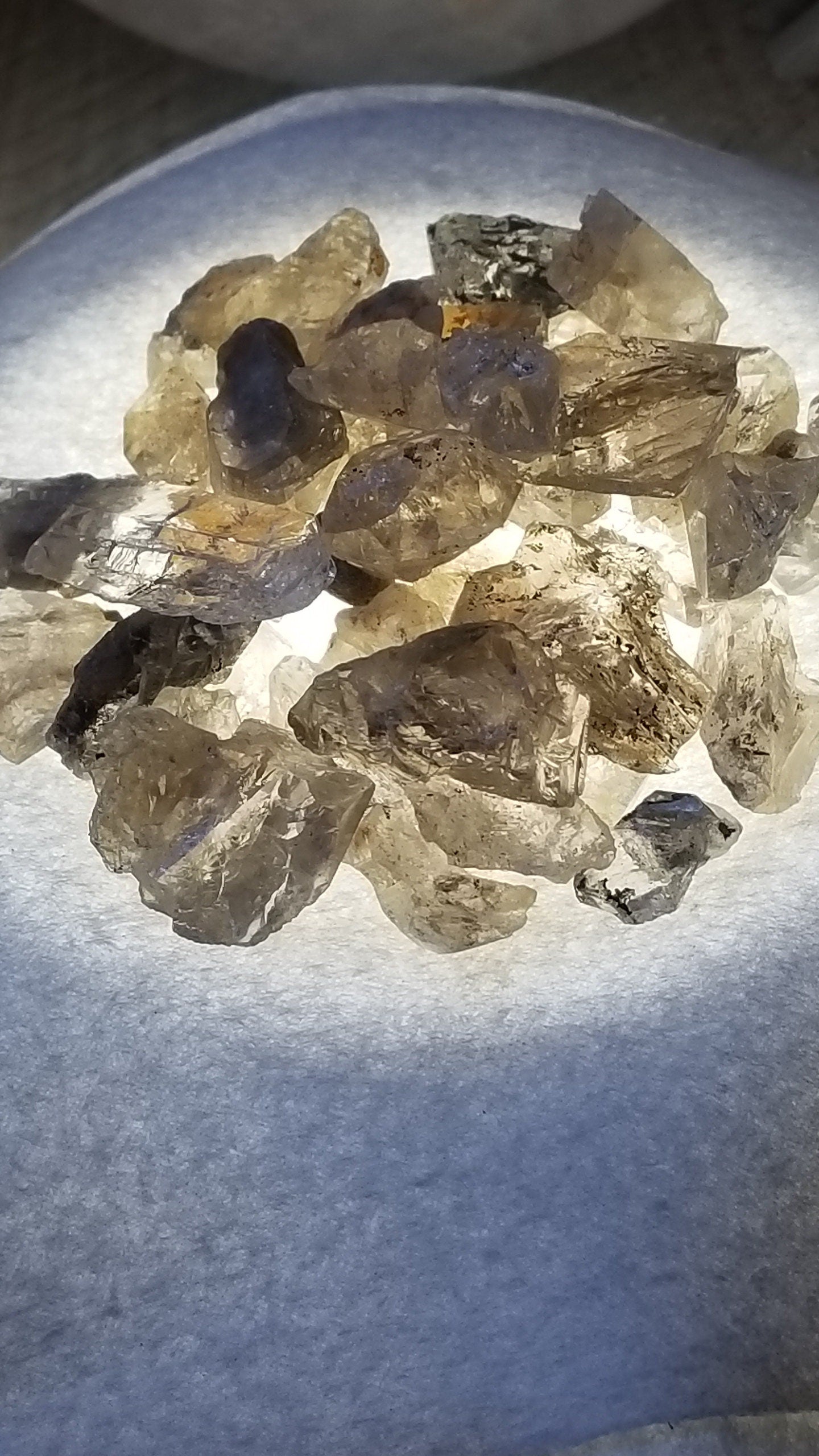 Herkimer Diamond,  Clarity, Beautiful, Rough Crystal, Bits & Pieces (Approx. 1/2" - 1") 0184
