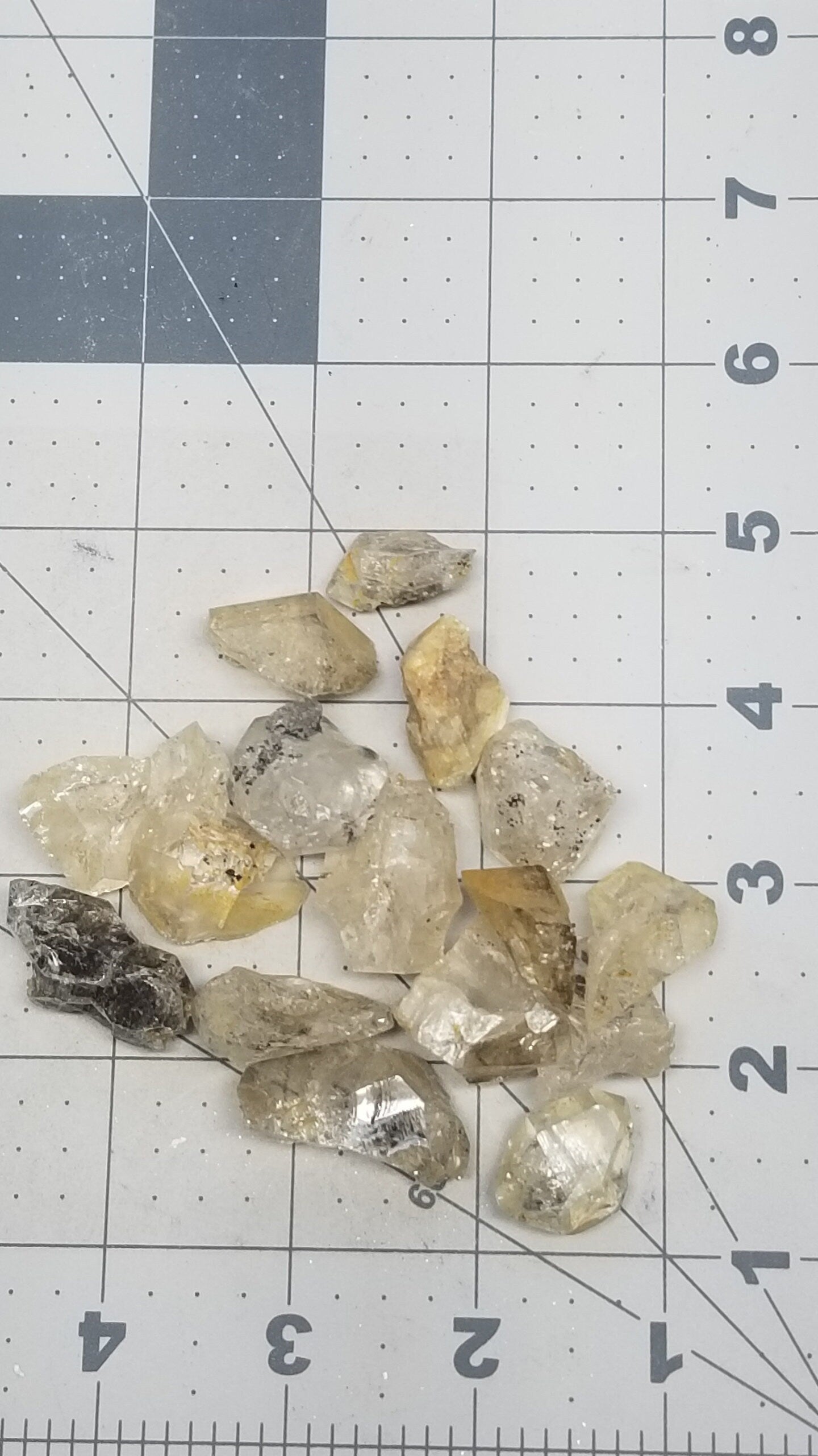 Herkimer Diamond,  Clarity, Beautiful, Rough Crystal, Bits & Pieces (Approx. 1/2" - 1") 0184