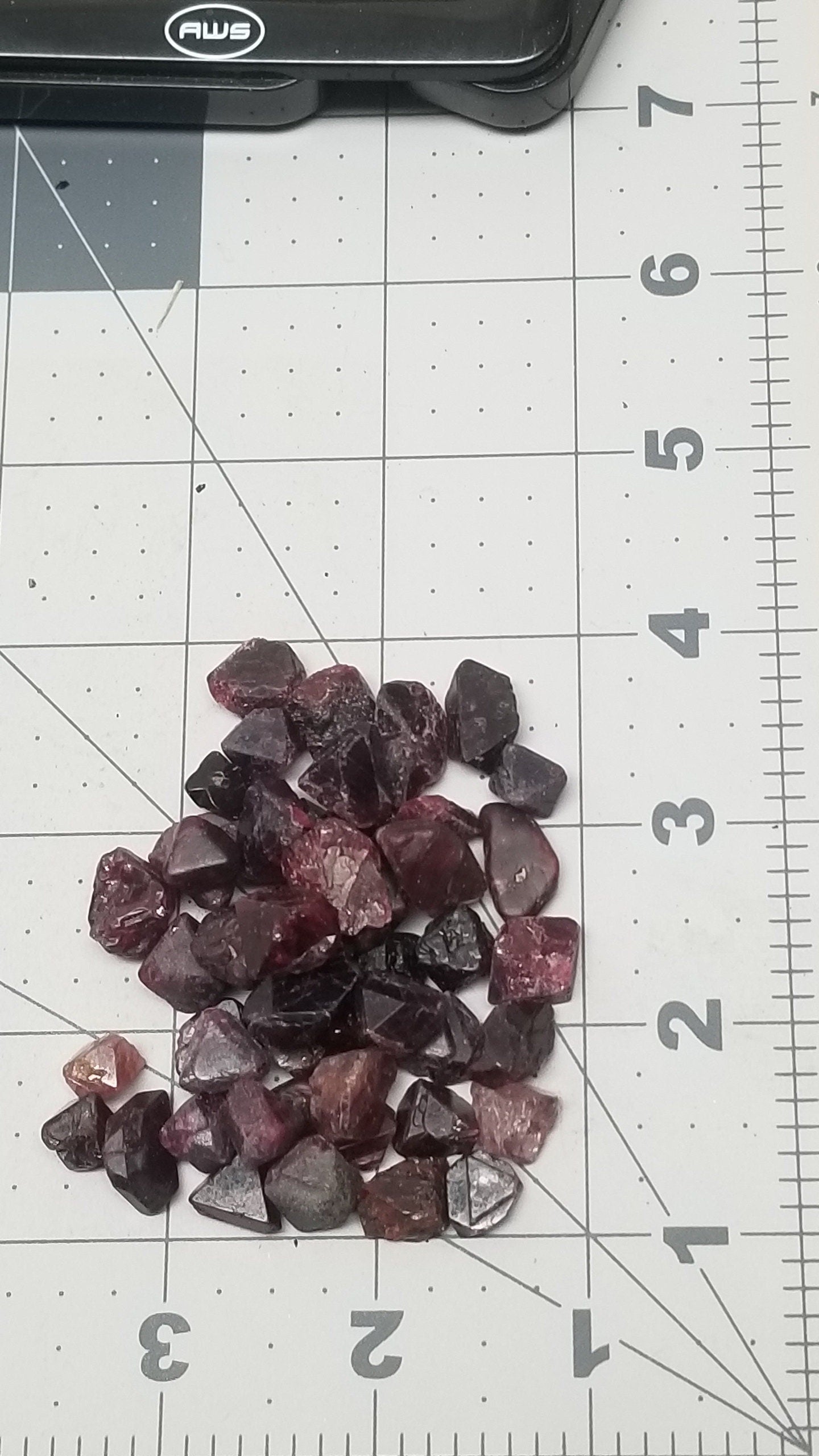 Spinel chunks and partial Crystal's XL Amplify Feelings Love, Generosity, Crystal Grid or Craft Supply 0354