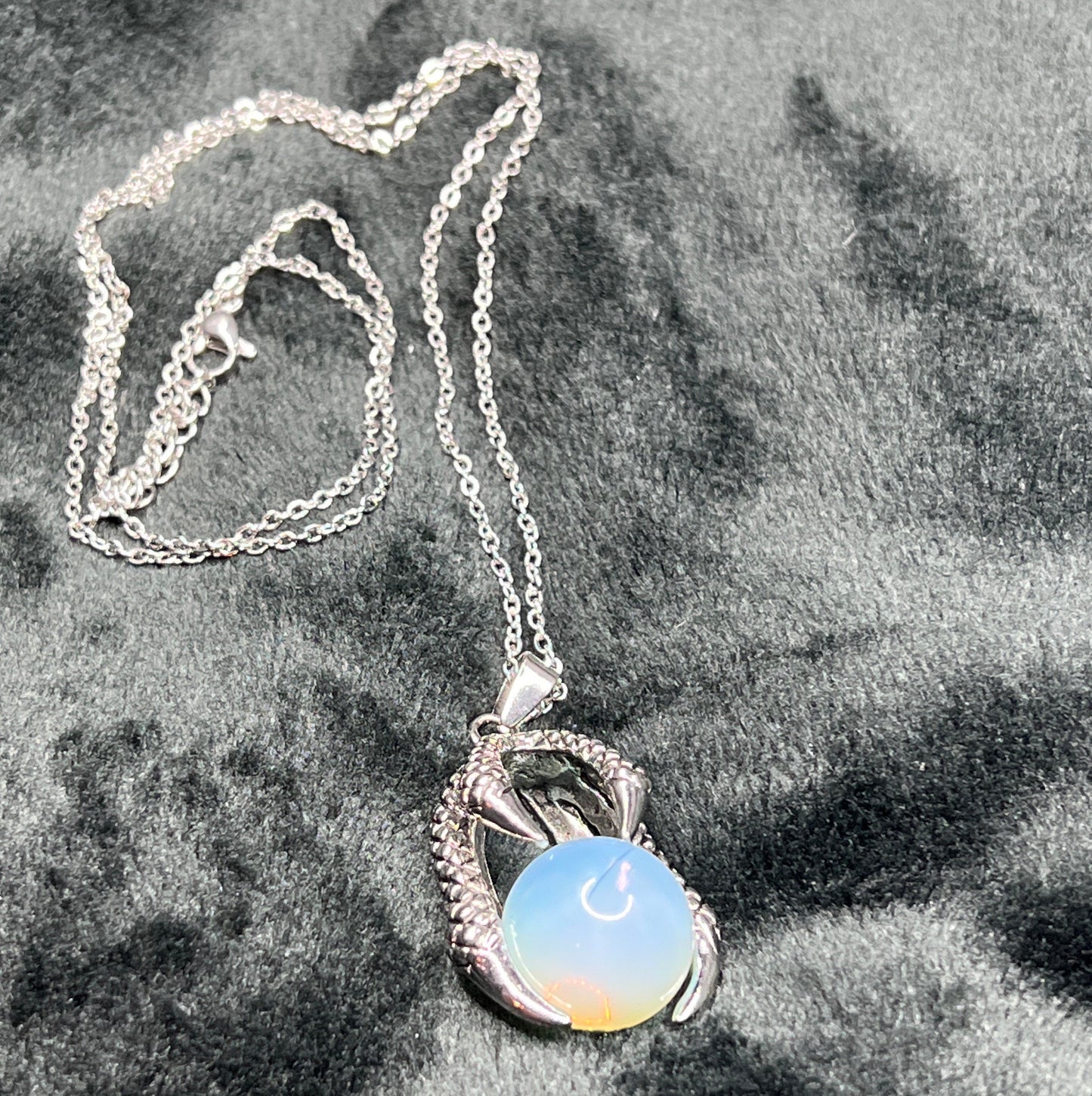 Opalite Eagle Claw Necklace NCK-2672