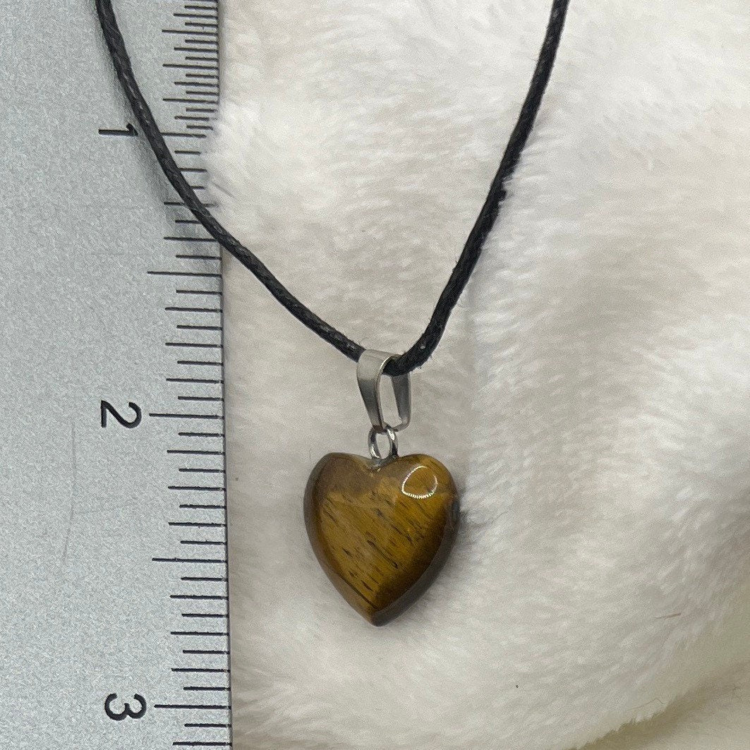 Tigers Eye Heart Necklace NCK-2682