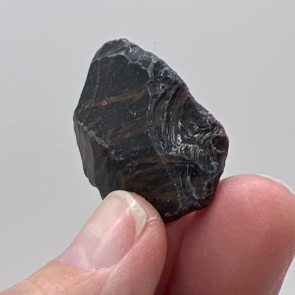Mahogany Obsidian Raw Tumbled Stone, Found In Utah 0483 (Approx. 3/4”- 1 1/2”)