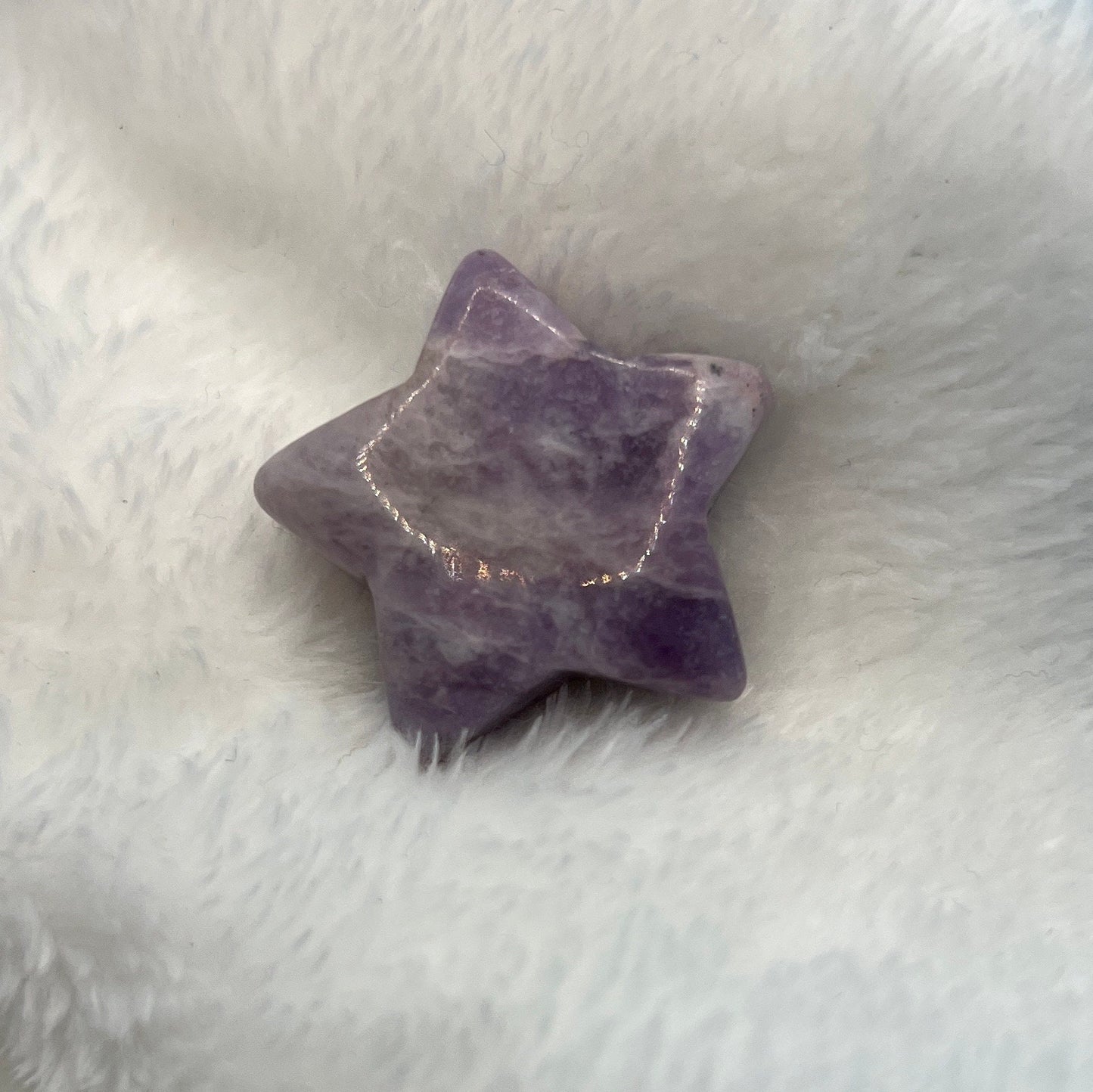 Lepidolite Star (Approx. 1 1/4") 0207