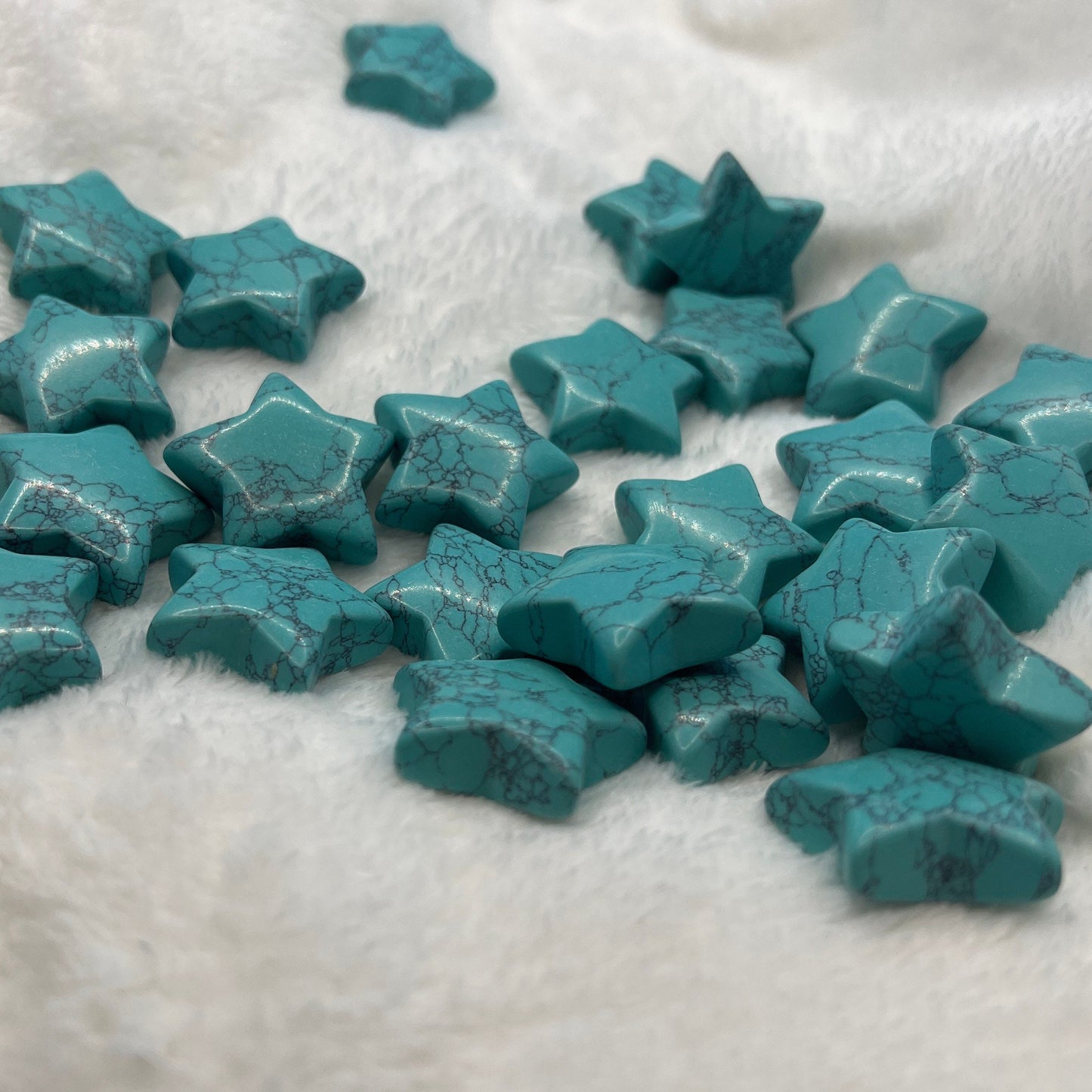 Blue Howlite Star 0212