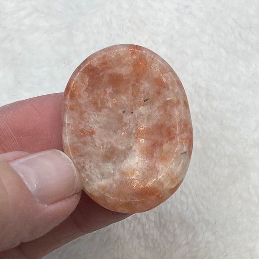 Sunstone Worry Stone 1384 (Approx. 1 1/2”- 1 3/4”)