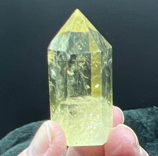 Citrine Crystal Obelisk 0923 Approx. 1 5/8”- 2 1/4”)