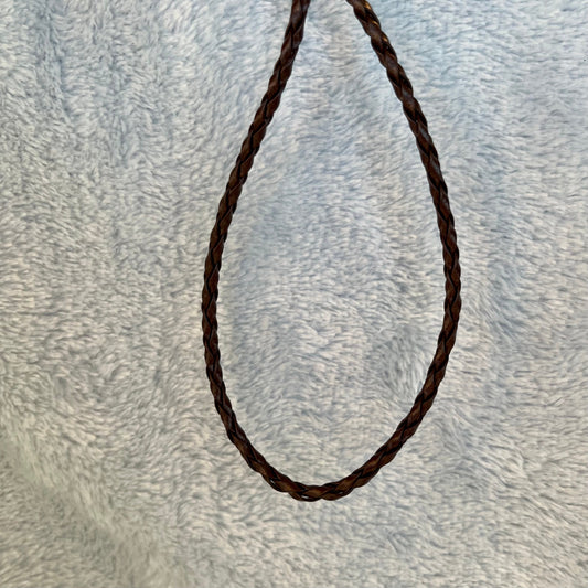 Brown Braided Necklace Cord (18”) 1161