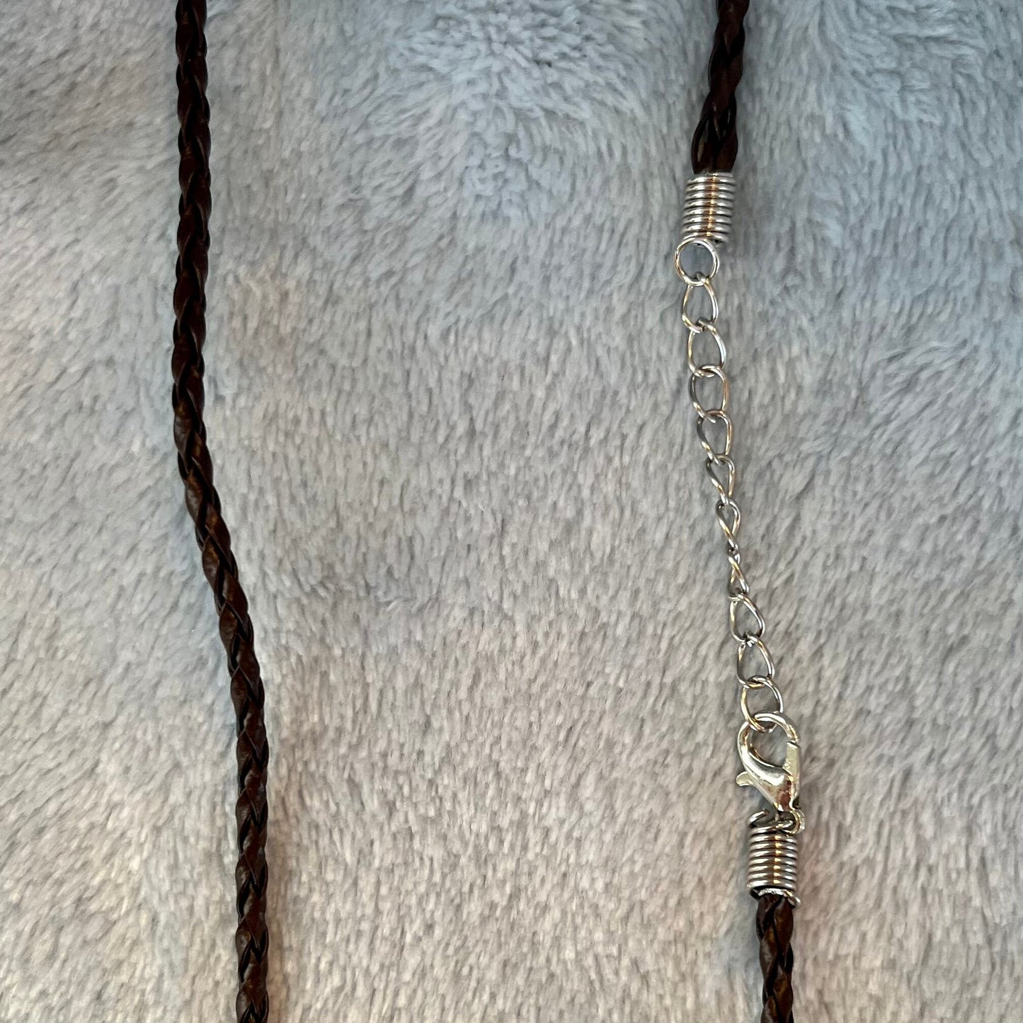 Brown Braided Necklace Cord (18”) 1161