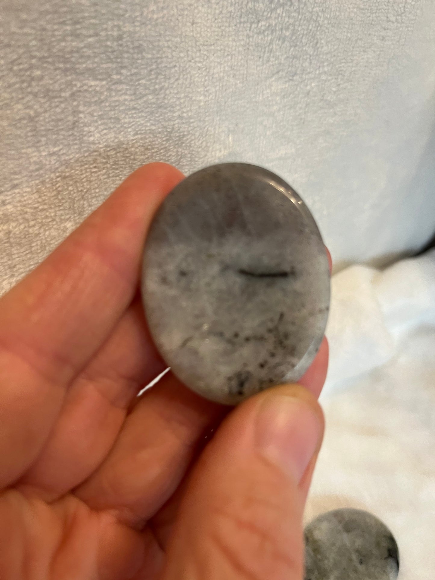 Labradorite Worry Stone (Approx. 1 3/8”-1 3/4”) 1395