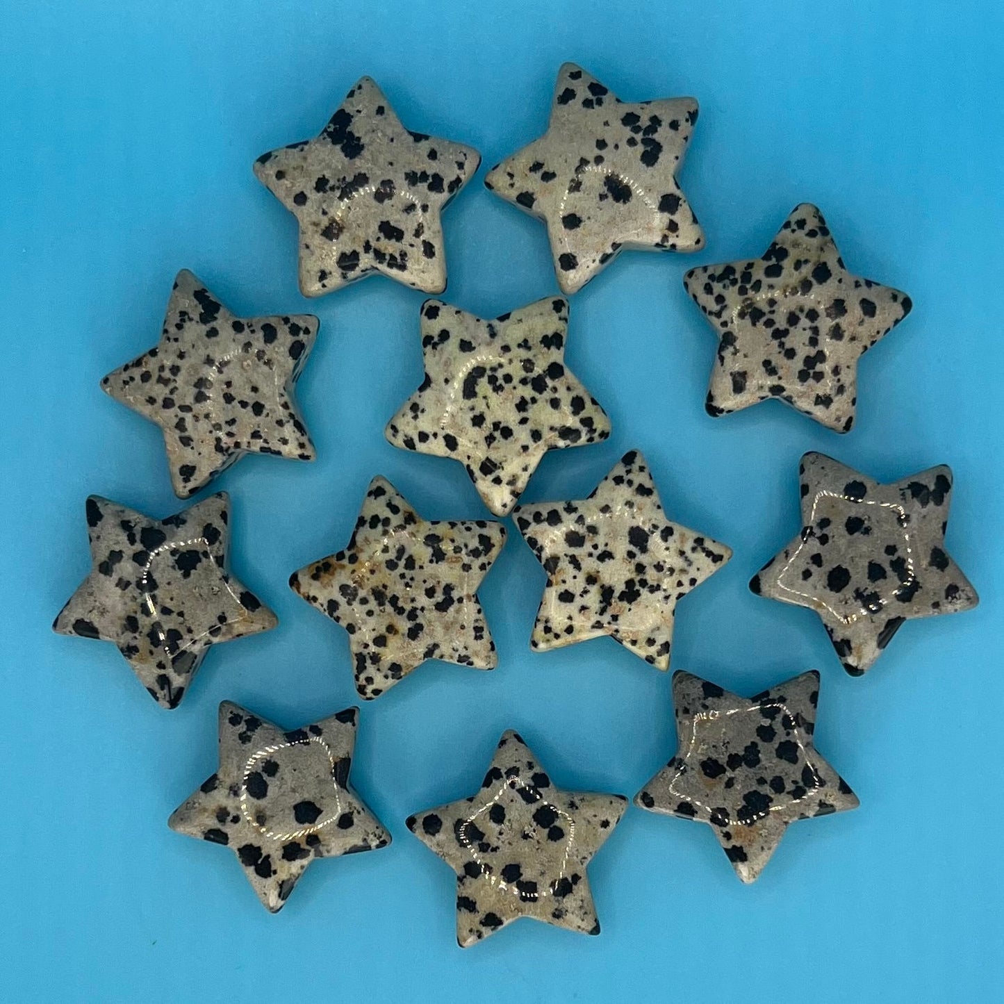 Dalmatian Jasper Star (Approx. 1 1/4”) 0104