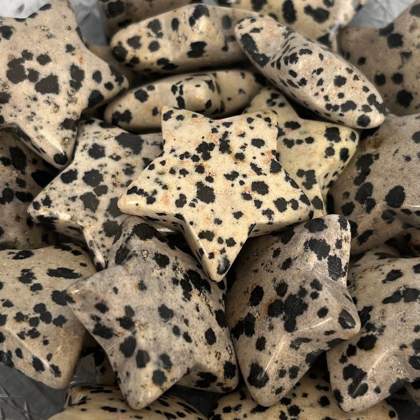 Dalmatian Jasper Star (Approx. 1 1/4”) 0104