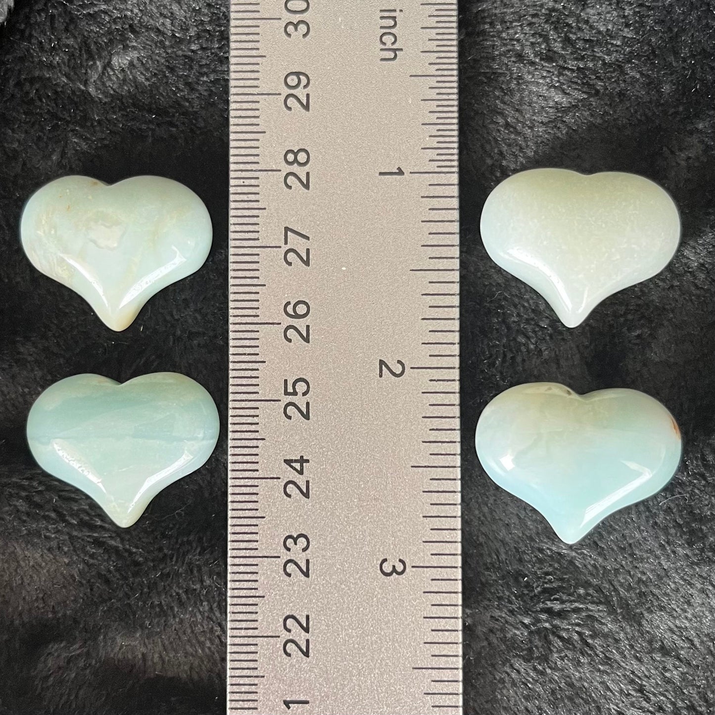 Amazonite Puffy Heart (Approx. 3/4”x1”) 0540-B