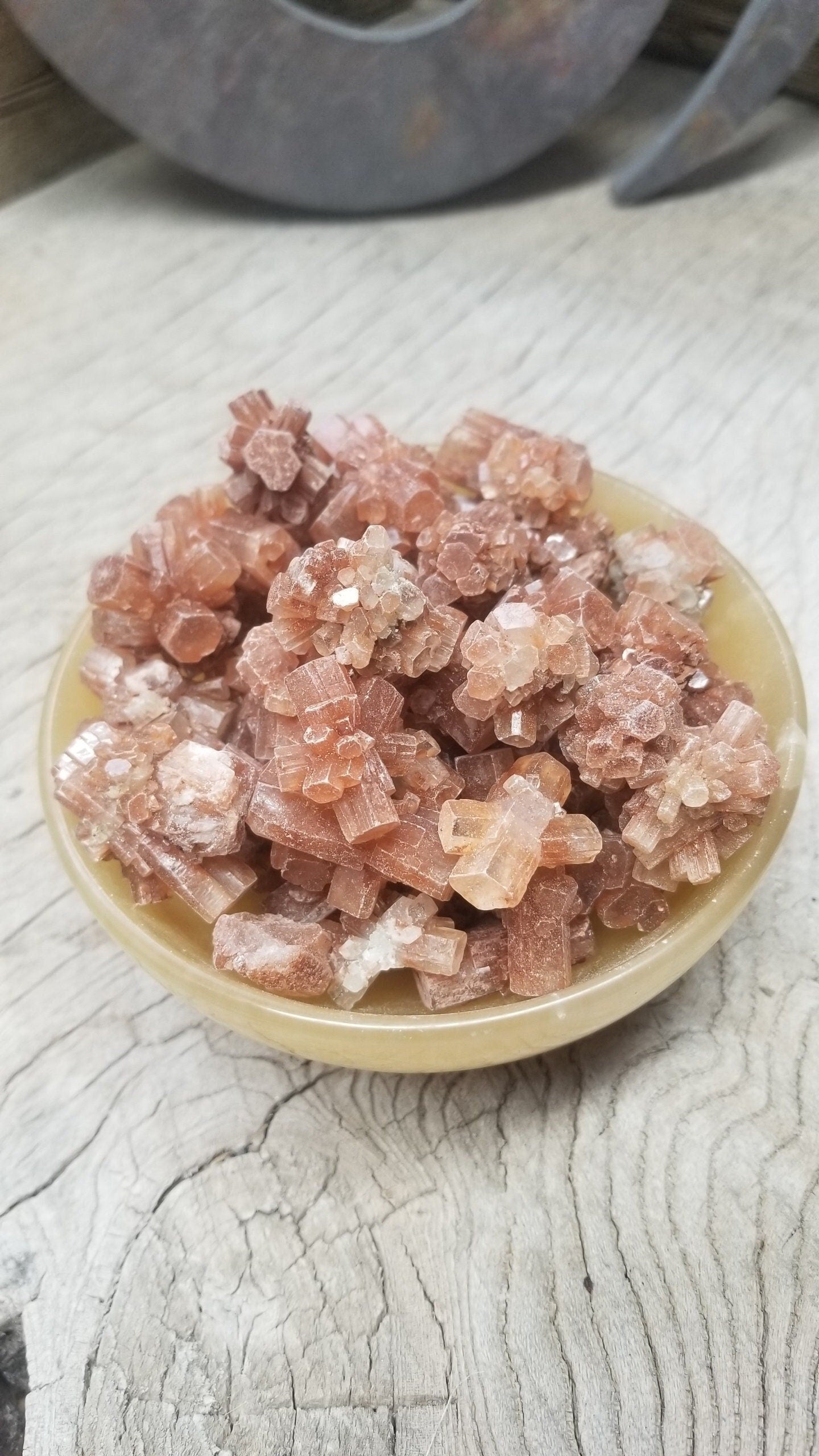 Aragonite Small Crystal Cluster Explosion. Grounding Focused Attention 1300 (Approx. 3/4" - 1 1/4")