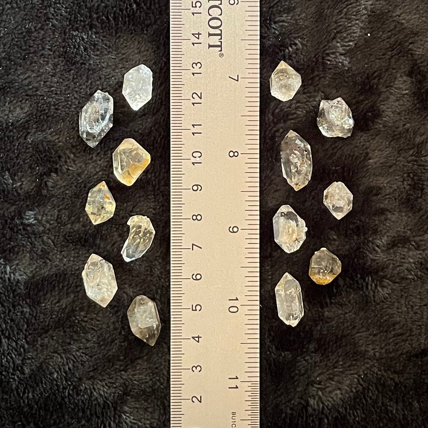 Herkimer Diamond, Natural, Raw/Rough Crystal, Warrior 0423 (Approx. 1/2" - 3/4")