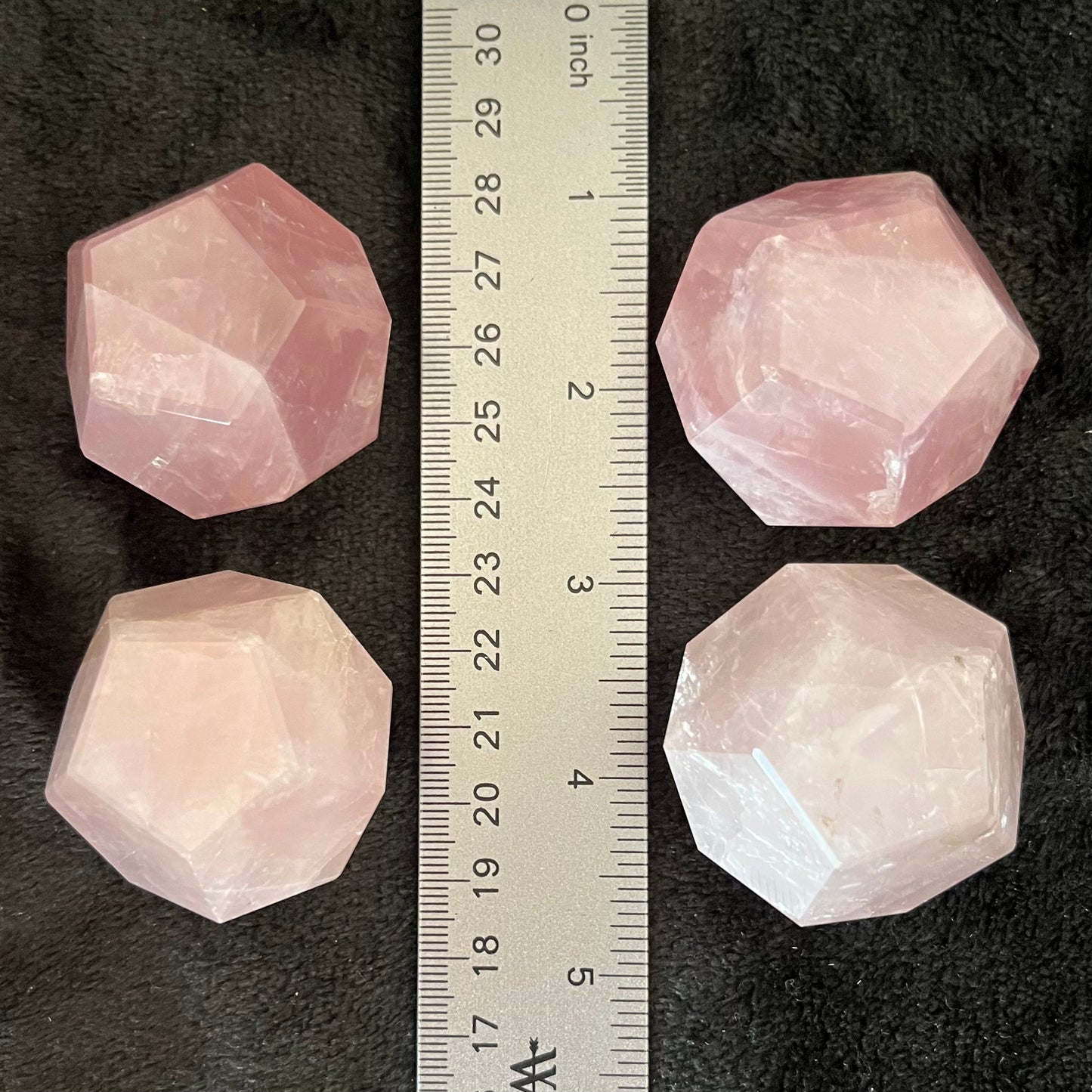 Rose Quartz Dodecahedron (Approx. 45-50mm) 1498