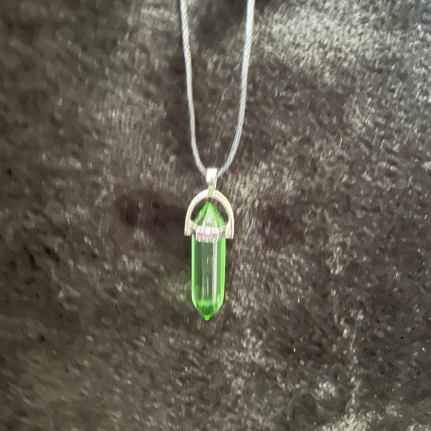 Green Quartz Point Necklace NCK-2690