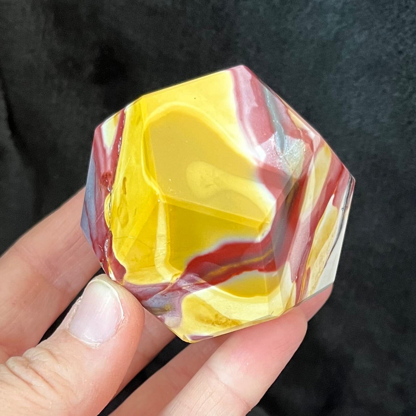 Mookaite Jasper Dodecahedron (Approx. 60mm) 1475